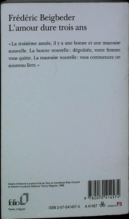L'amour dure trois ans : livres pas cher d'occasion, de seconde main de l'association Lire et Créer