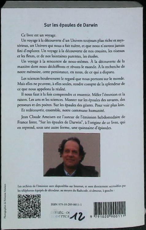 Sur les épaules de Darwin - TOME 1: les battements du temps : livres pas cher d'occasion, de seconde main de l'association Lire et Créer