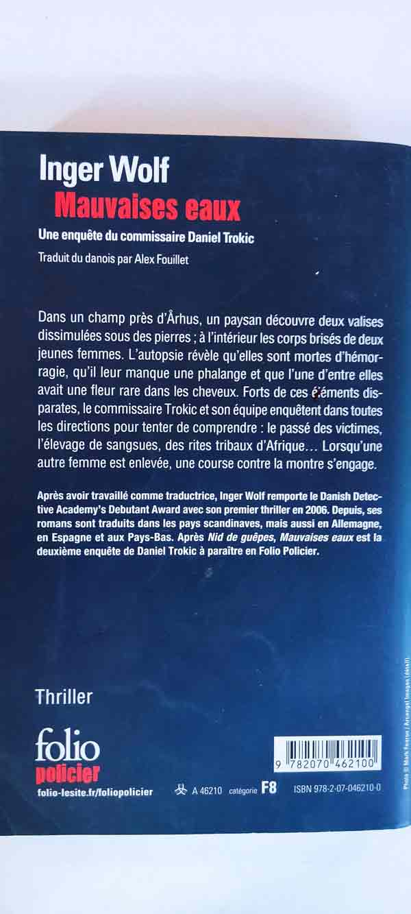 Mauvaises eaux : une enquête du commissaire Daniel TROKIC : livres pas cher d'occasion, de seconde main de l'association Lire et Créer