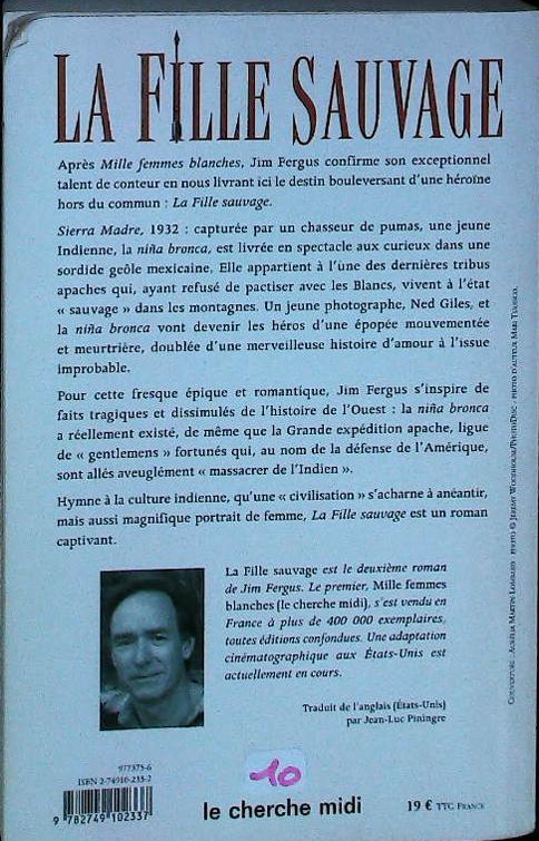 La fille sauvage : livres pas cher d'occasion, de seconde main de l'association Lire et Créer