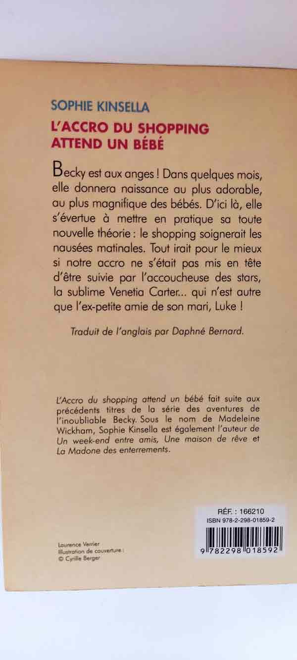 L'accro du shopping attend un bébé : livres pas cher d'occasion, de seconde main de l'association Lire et Créer