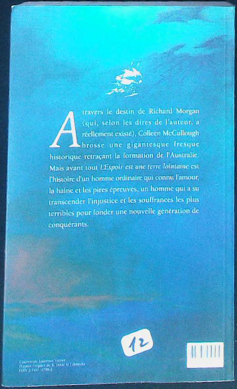 L'espoir est une terre lointaine : livres pas cher d'occasion, de seconde main de l'association Lire et Créer