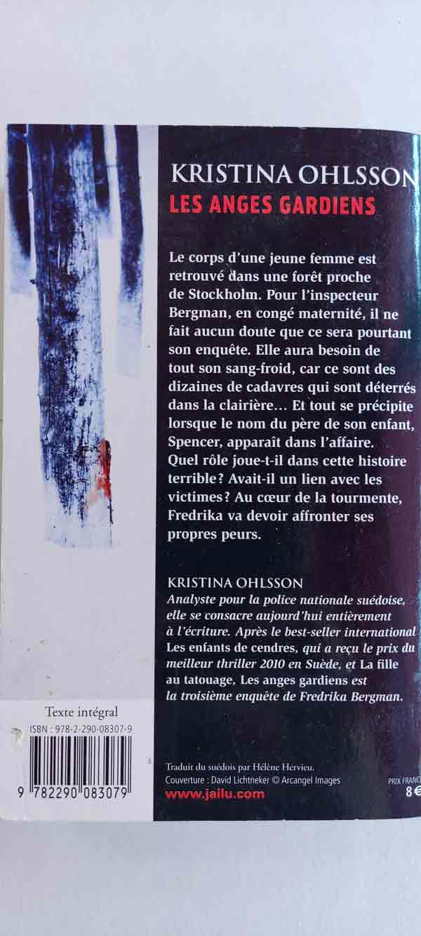 Les anges gardiens: une enquête de Fredrika BERGMAN : livres pas cher d'occasion, de seconde main de l'association Lire et Créer