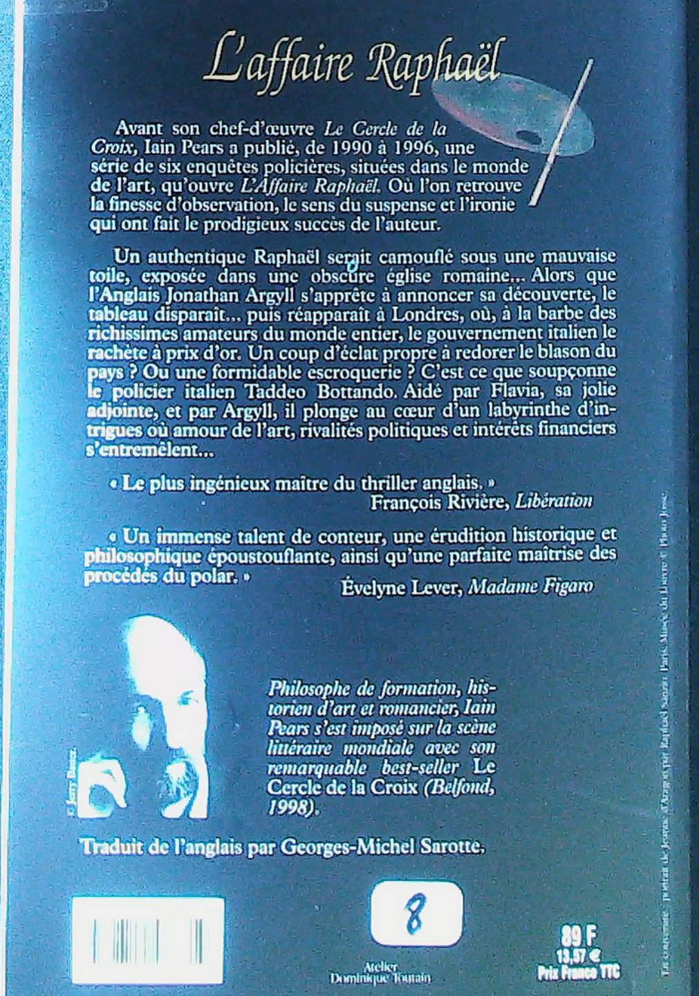 L'affaire Raphaël : livres pas cher d'occasion, de seconde main de l'association Lire et Créer