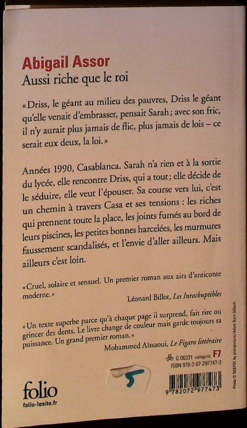 Aussi riche que le roi : livres pas cher d'occasion, de seconde main de l'association Lire et Créer