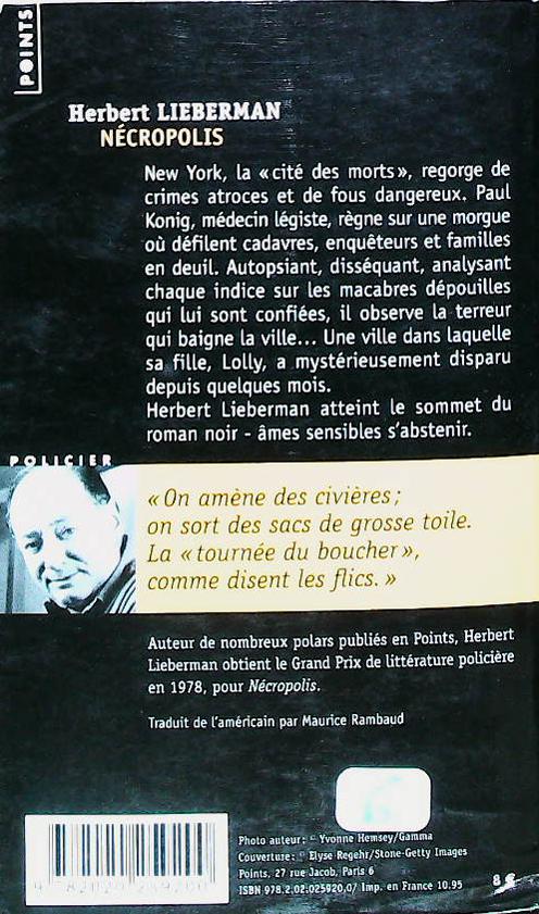 Nécropolis : livres pas cher d'occasion, de seconde main de l'association Lire et Créer