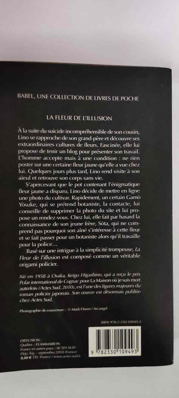 La fleur de l'illusion : livres pas cher d'occasion, de seconde main de l'association Lire et Créer