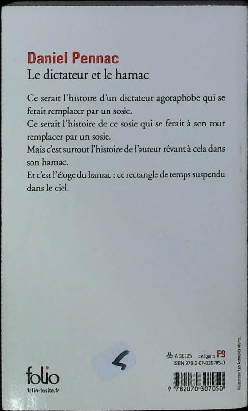 Le dictateur et le hamac : livres pas cher d'occasion, de seconde main de l'association Lire et Créer