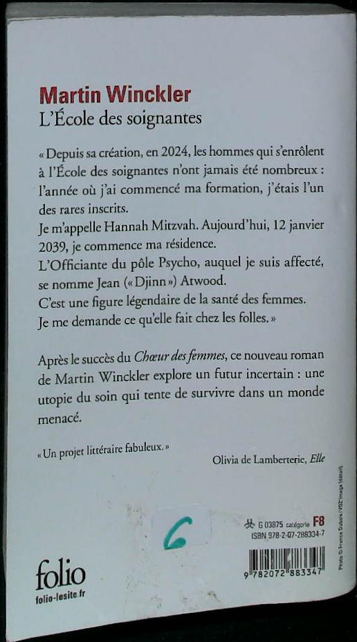 L'école des soignantes : livres pas cher d'occasion, de seconde main de l'association Lire et Créer