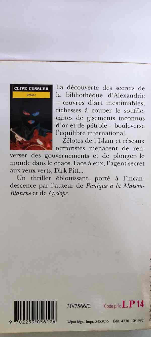 Trésor : livres pas cher d'occasion, de seconde main de l'association Lire et Créer