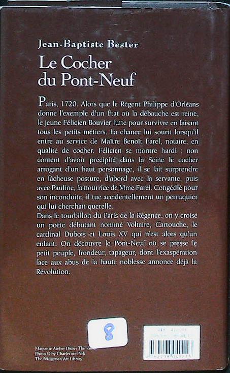 Le cocher du Pont-Neuf : livres pas cher d'occasion, de seconde main de l'association Lire et Créer