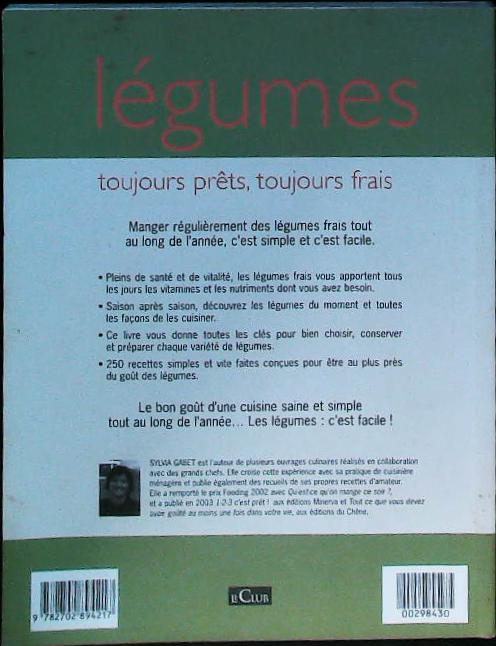 Légumes : livres pas cher d'occasion, de seconde main de l'association Lire et Créer
