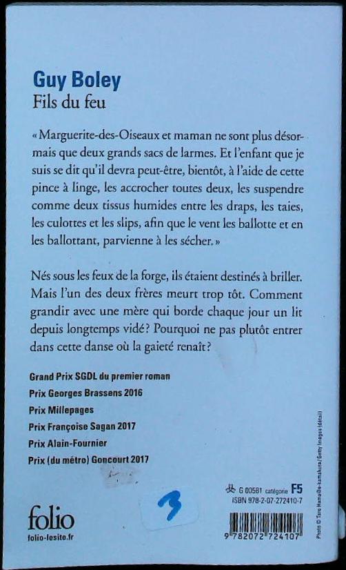 Fils du feu : livres pas cher d'occasion, de seconde main de l'association Lire et Créer