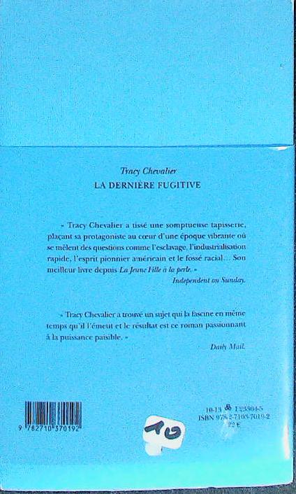 La dernière fugitive : livres pas cher d'occasion, de seconde main de l'association Lire et Créer