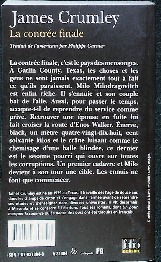 La contrée finale : livres pas cher d'occasion, de seconde main de l'association Lire et Créer