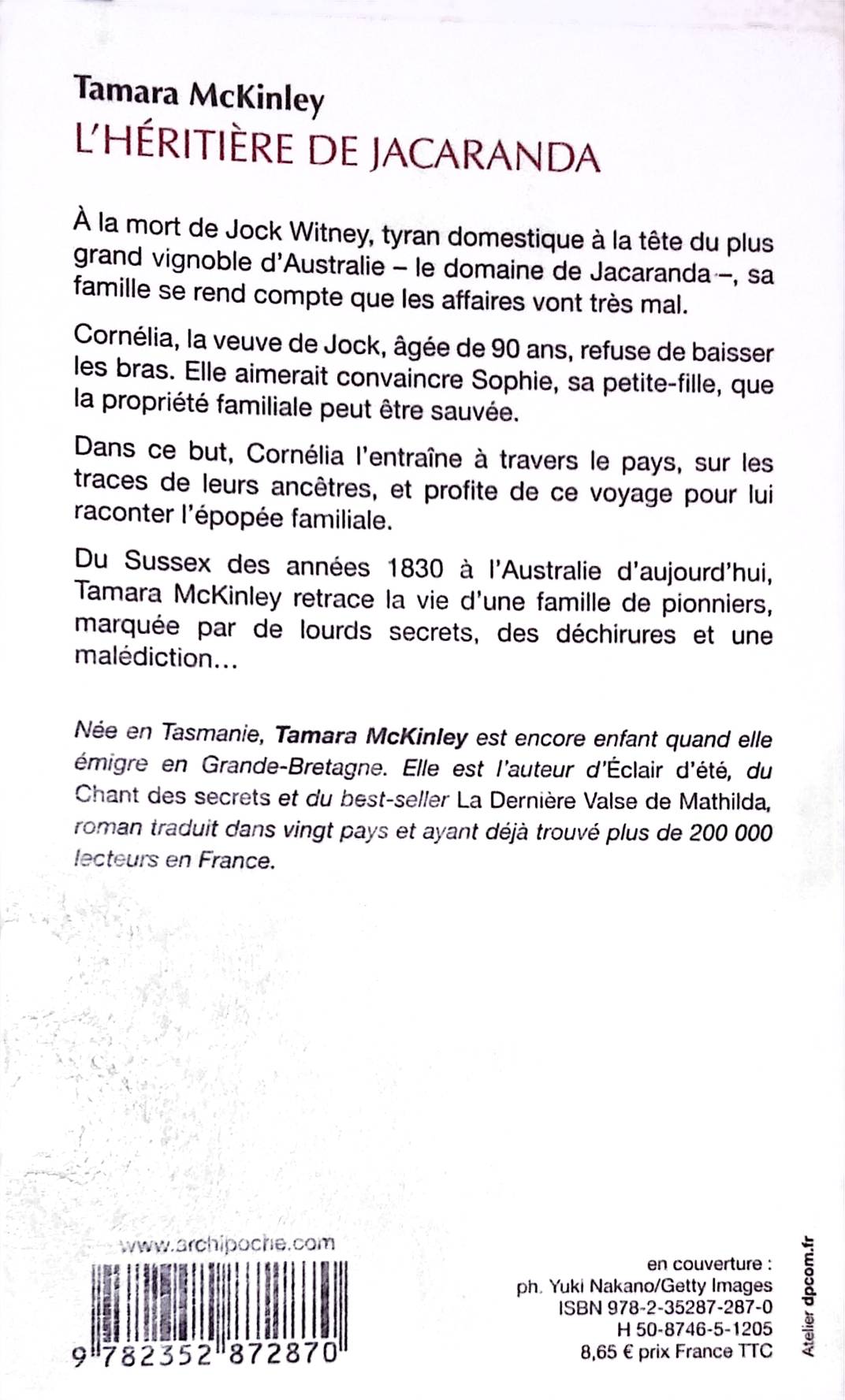 L'héritière de JACARANDA : livres pas cher d'occasion, de seconde main de l'association Lire et Créer