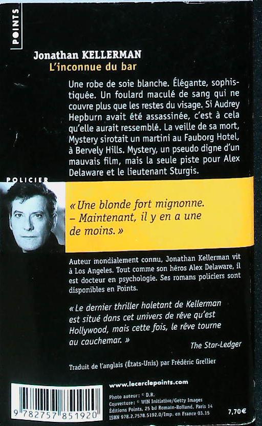 L'inconnue du bar : livres pas cher d'occasion, de seconde main de l'association Lire et Créer