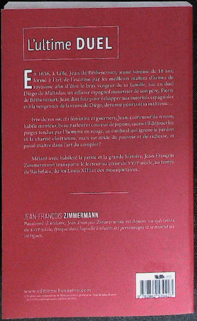 L'ultime duel : livres pas cher d'occasion, de seconde main de l'association Lire et Créer