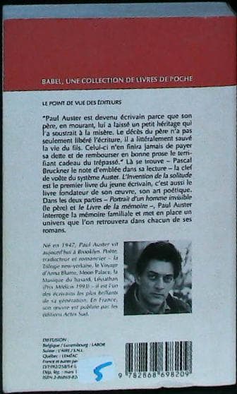 L'invention de la solitude : livres pas cher d'occasion, de seconde main de l'association Lire et Créer