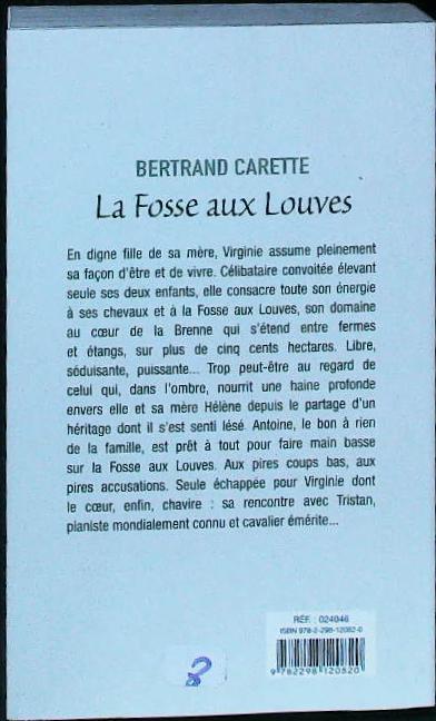 La fosse aux louves : livres pas cher d'occasion, de seconde main de l'association Lire et Créer