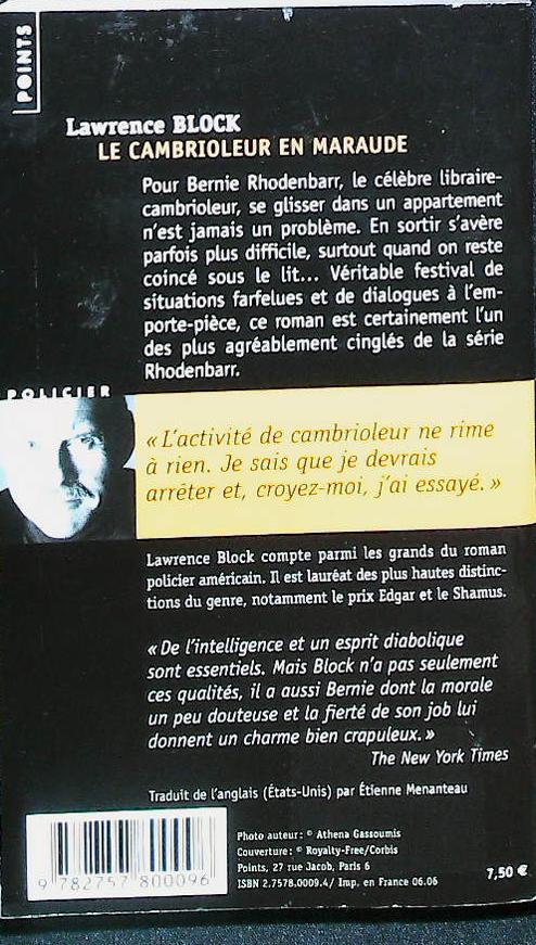 Le cambrioleur en maraude : livres pas cher d'occasion, de seconde main de l'association Lire et Créer
