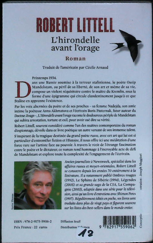 L'hirondelle avant l'orage: Le poète et le dictateur : livres pas cher d'occasion, de seconde main de l'association Lire et Créer