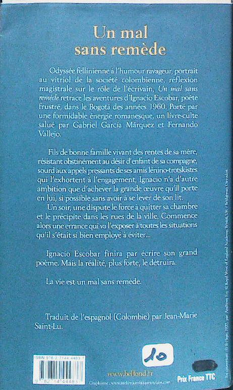 Un mal sans remède : livres pas cher d'occasion, de seconde main de l'association Lire et Créer