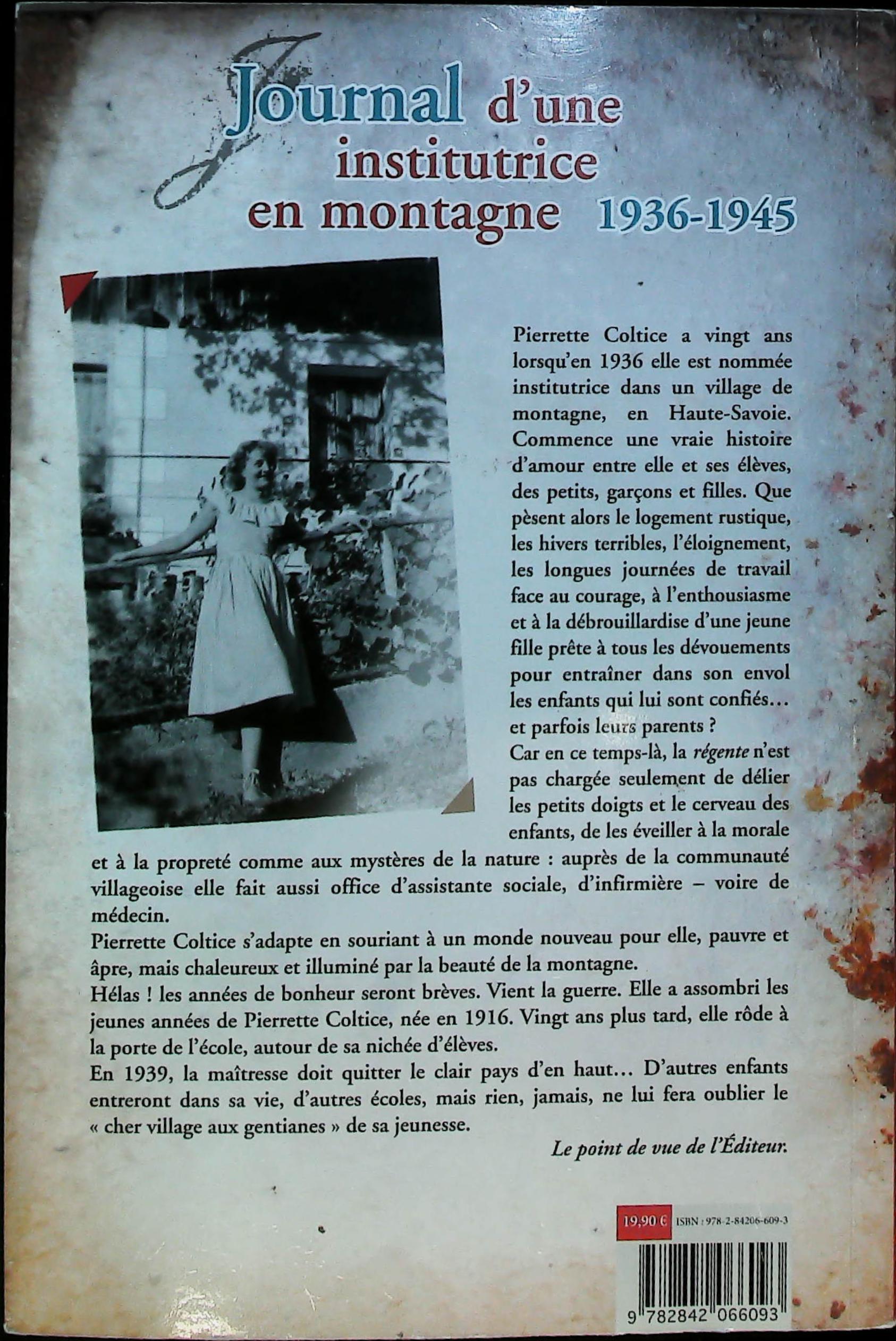 Journal d'une institutrice en montagne : livres pas cher d'occasion, de seconde main de l'association Lire et Créer