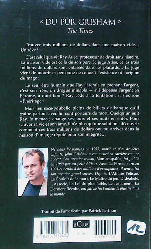 L'héritage : livres pas cher d'occasion, de seconde main de l'association Lire et Créer