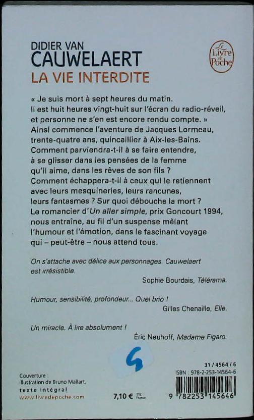 La vie interdite : livres pas cher d'occasion, de seconde main de l'association Lire et Créer