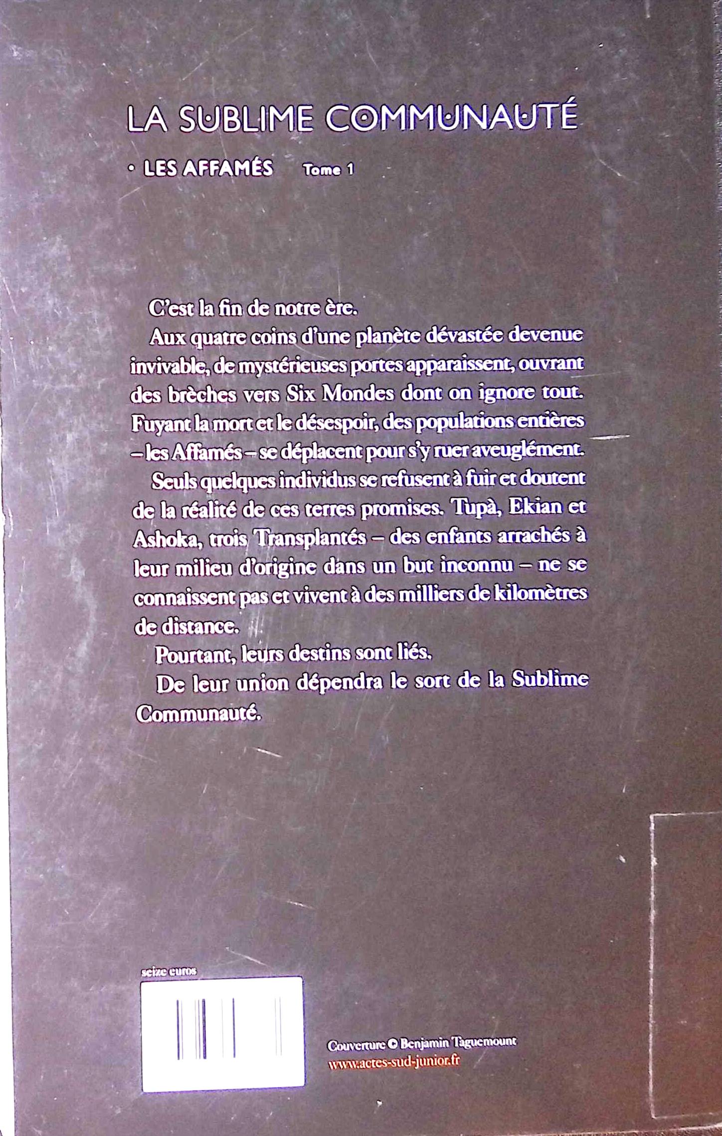 Les affamés T1 : livres pas cher d'occasion, de seconde main de l'association Lire et Créer