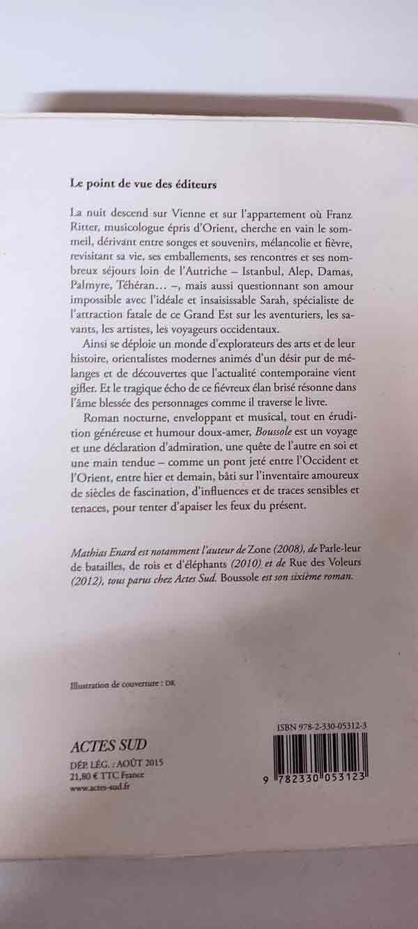 Boussole: prix GONCOURT 2015 : livres pas cher d'occasion, de seconde main de l'association Lire et Créer