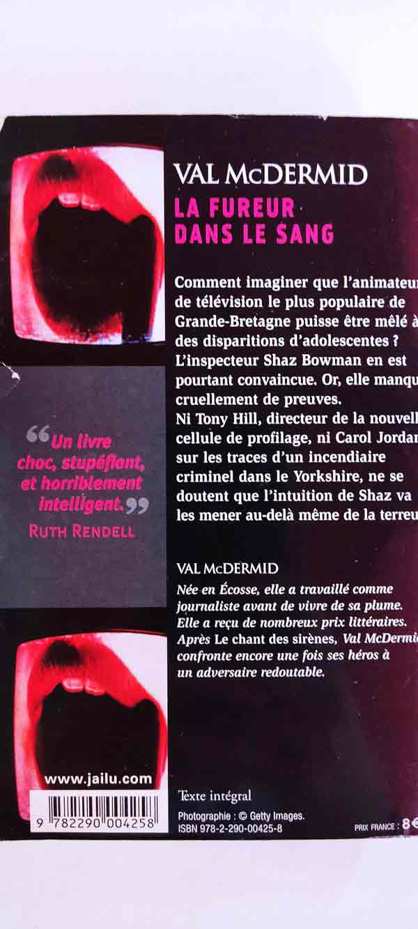 La fureur dans le sang : livres pas cher d'occasion, de seconde main de l'association Lire et Créer
