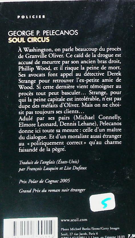 Soul circus : livres pas cher d'occasion, de seconde main de l'association Lire et Créer