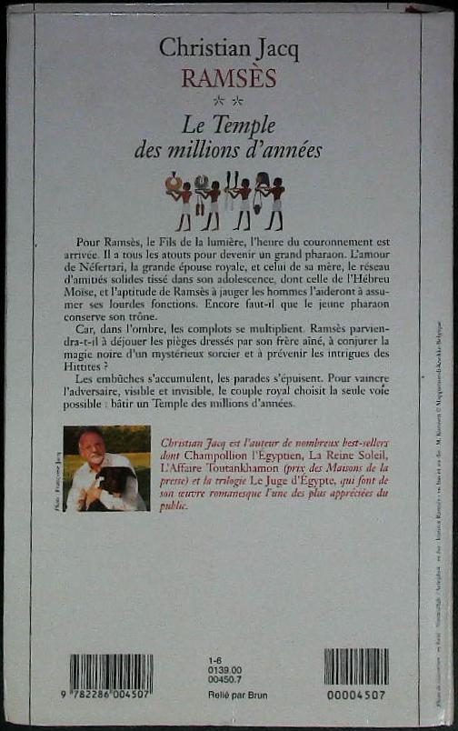 Ramsès TOME 2 : Le temple des millions d'années : livres pas cher d'occasion, de seconde main de l'association Lire et Créer