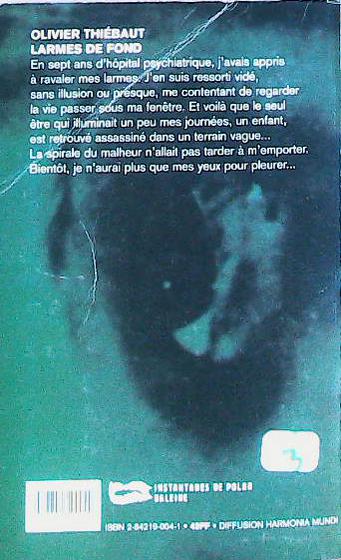 Larmes de fond : livres pas cher d'occasion, de seconde main de l'association Lire et Créer